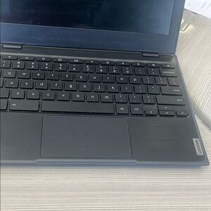Lenovo Black Laptop Sleek Design Matte Finish